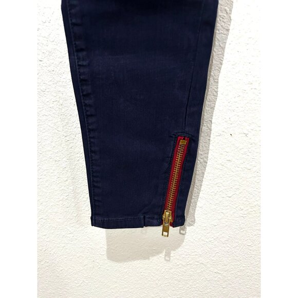 Etienne Marcel Jeans, Dark Denim Skinny Jeans with zipper at bottom Size 29 - Picture 3 of 4